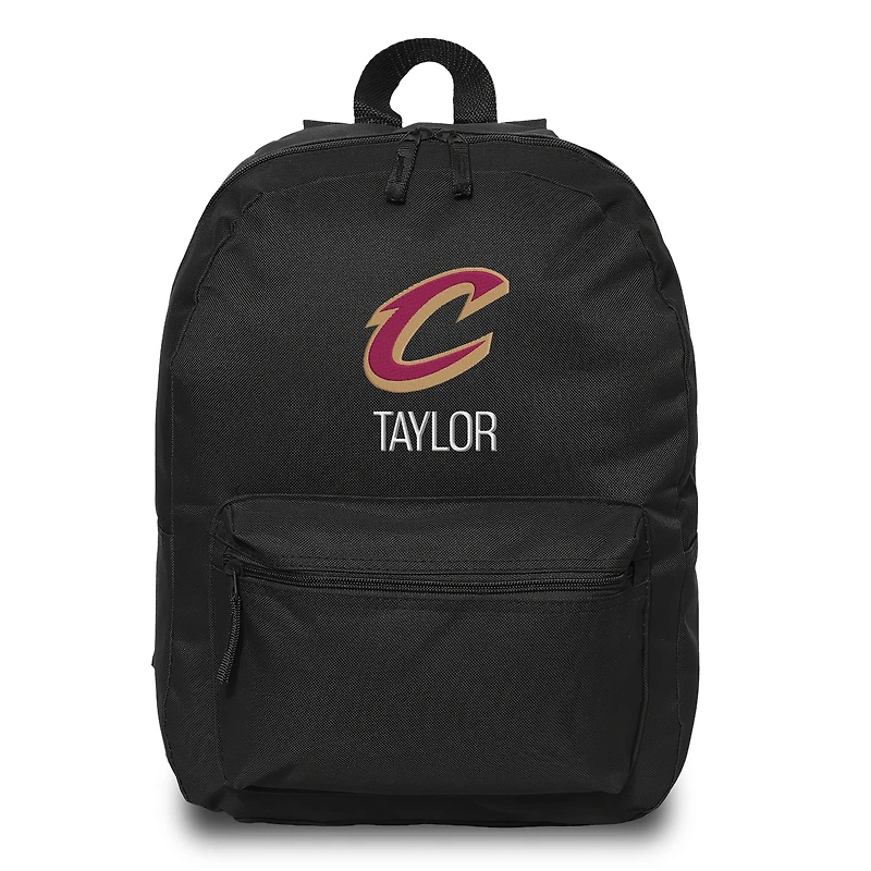 Chad & Jake Black Cleveland Cavaliers Primary Personalized Backpack