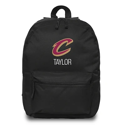 Chad & Jake Black Cleveland Cavaliers Primary Personalized Backpack