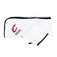 Infant Chad & Jake Cleveland Cavaliers Primary Personalized Hooded Towel & Mitt Set