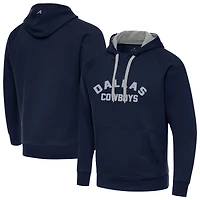 Men's Antigua  Navy Dallas Cowboys Victory Hoodie