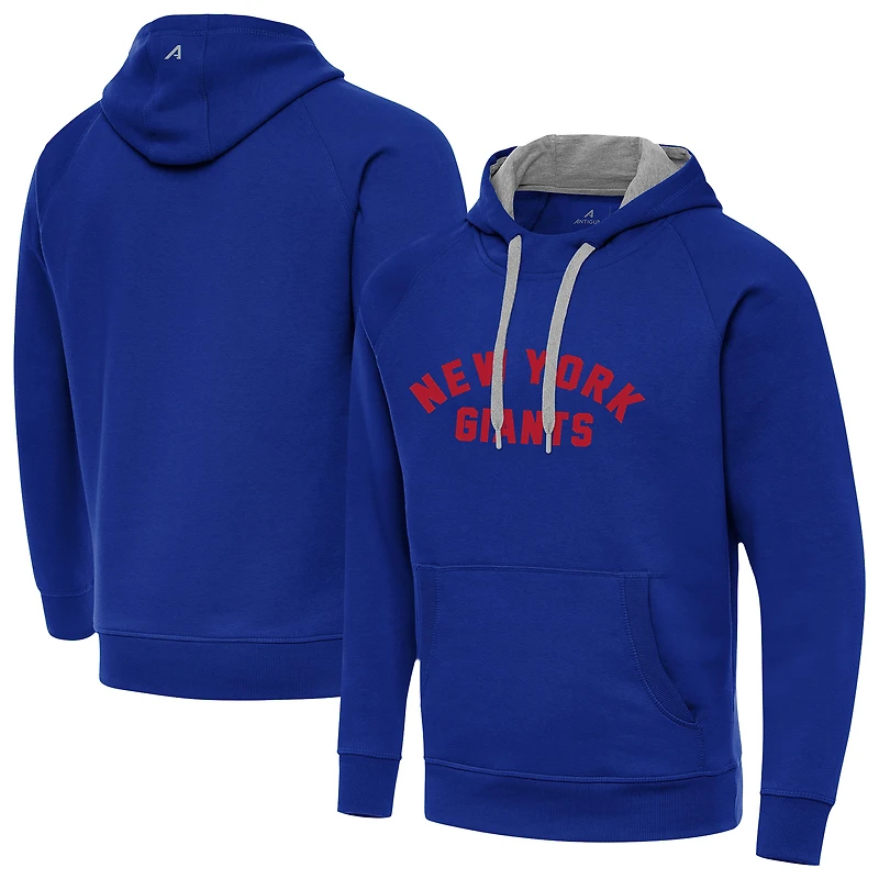 Men's Antigua Royal New York Giants Victory Hoodie