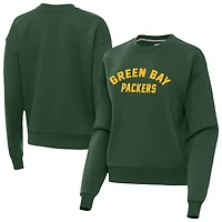 Women's Antigua  Hunter Green Green Bay Packers Victory Sweatshirt