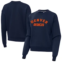 Women's Antigua  Navy Denver Broncos Victory Sweatshirt