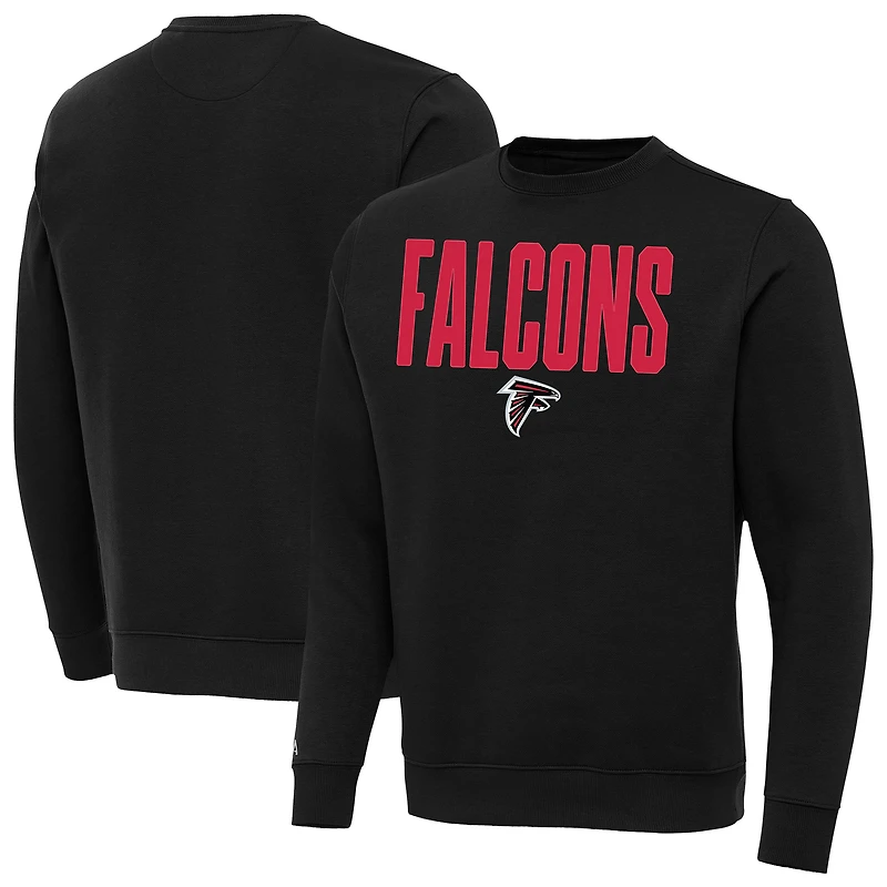 Men's Antigua  Black Atlanta Falcons Victory Sweatshirt