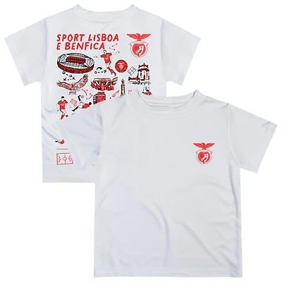 Toddler Vive La Fete White Benfica Impressions Artwork T-Shirt