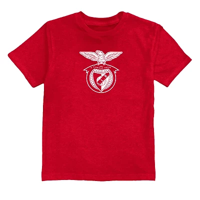 Youth Vive La Fete Red Benfica Color Badge T-Shirt