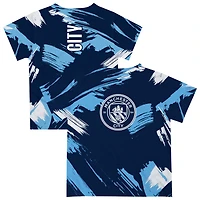 Infant Vive La Fete Navy Manchester City Paint Brush T-Shirt