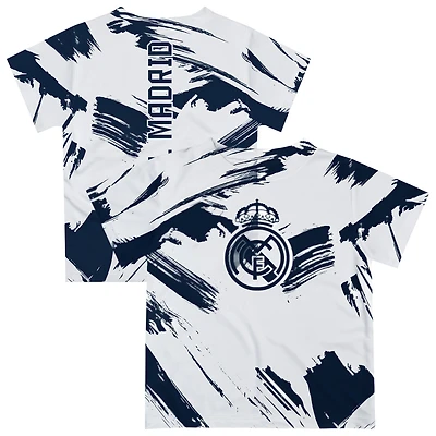 Infant Vive La Fete White Real Madrid Paint Brush T-Shirt