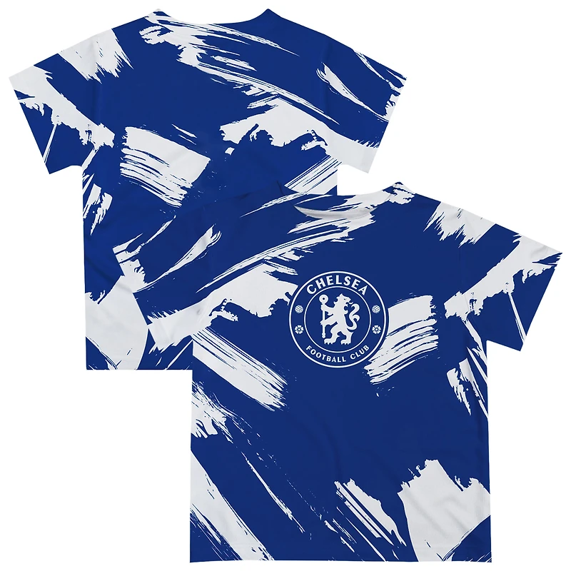 Infant Vive La Fete Blue Chelsea Paint Brush T-Shirt