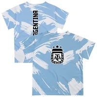 Toddler Vive La Fete Light Blue Argentina National Team Paint Brush T-Shirt