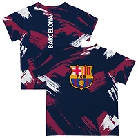 Youth Vive La Fete Navy Barcelona Paint Brush T-Shirt