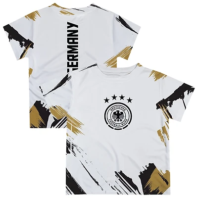 Youth Vive La Fete White Germany National Team Paint Brush T-Shirt