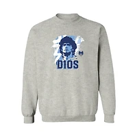 Women's Vive La Fete Diego Maradona Gray Argentina National Team D10S Sweatshirt