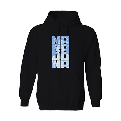 Men's Vive La Fete Diego Maradona Black Argentina National Team Portrait Hoodie