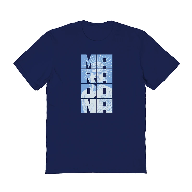 Men's Vive La Fete Diego Maradona Navy Argentina National Team Portrait T-Shirt