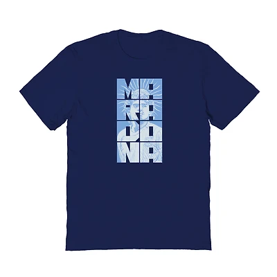 Men's Vive La Fete Diego Maradona Navy Argentina National Team Portrait T-Shirt