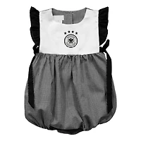 Girls Infant Vive La Fete  Black Germany National Team Gingham Bubble Dress