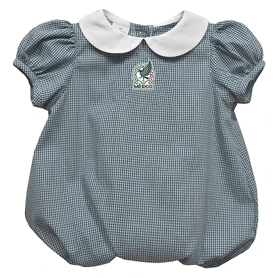 Girls Infant Vive La Fete  Green Mexico National Team Gingham Puffy Bubble Dress