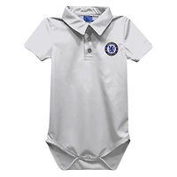Infant Vive La Fete  White Chelsea Polo Bodysuit