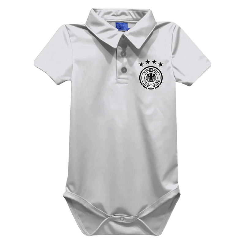 Infant Vive La Fete White Germany National Team Polo Bodysuit