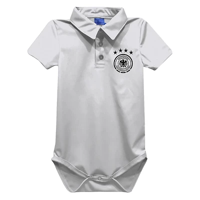 Infant Vive La Fete  White Germany National Team Polo Bodysuit