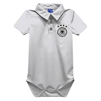Infant Vive La Fete  White Germany National Team Polo Bodysuit
