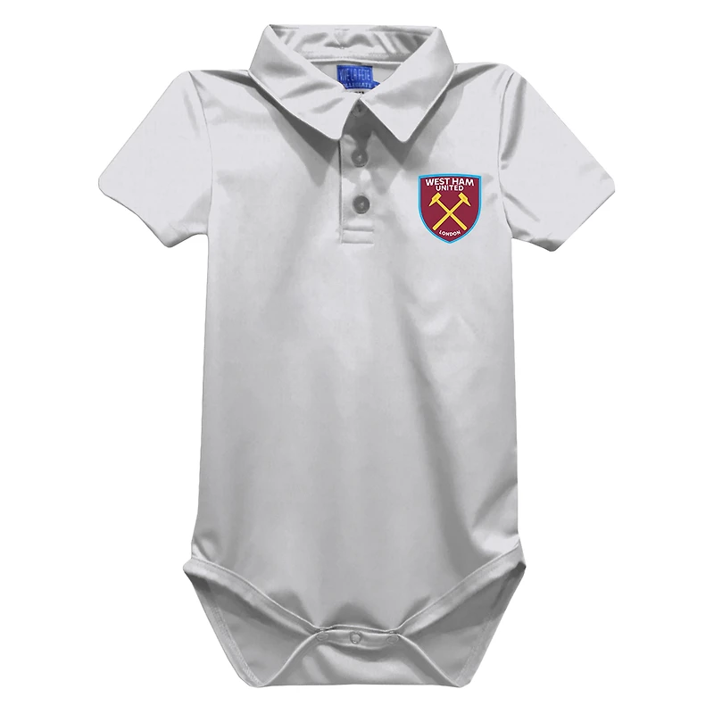 Infant Vive La Fete  White West Ham United Polo Bodysuit