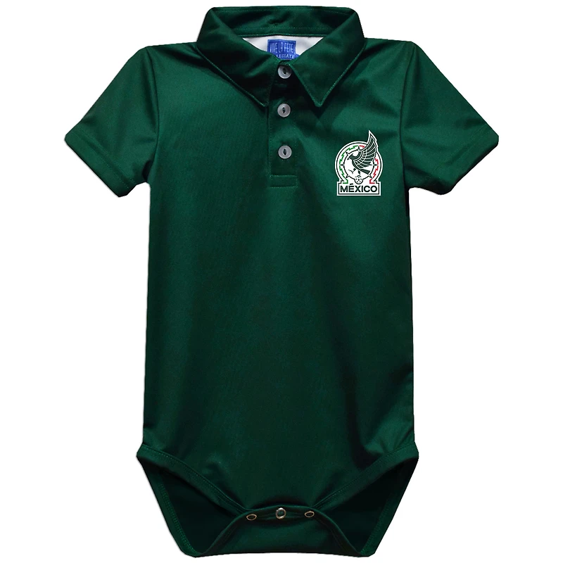 Infant Vive La Fete Green Mexico National Team Polo Bodysuit