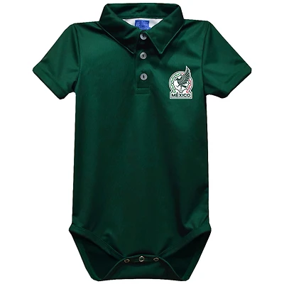 Infant Vive La Fete  Green Mexico National Team Polo Bodysuit