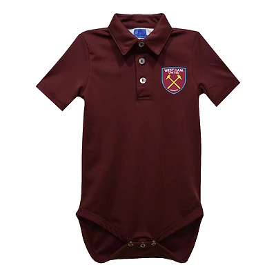 Infant Vive La Fete  Maroon West Ham United Polo Bodysuit