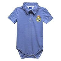 Infant Vive La Fete  Royal Real Madrid Pencil Stripe Polo Bodysuit