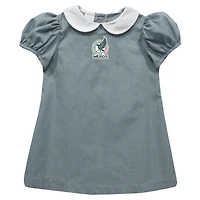 Girls Infant Vive La Fete  Green Mexico National Team Gingham Puffy A-Line Dress