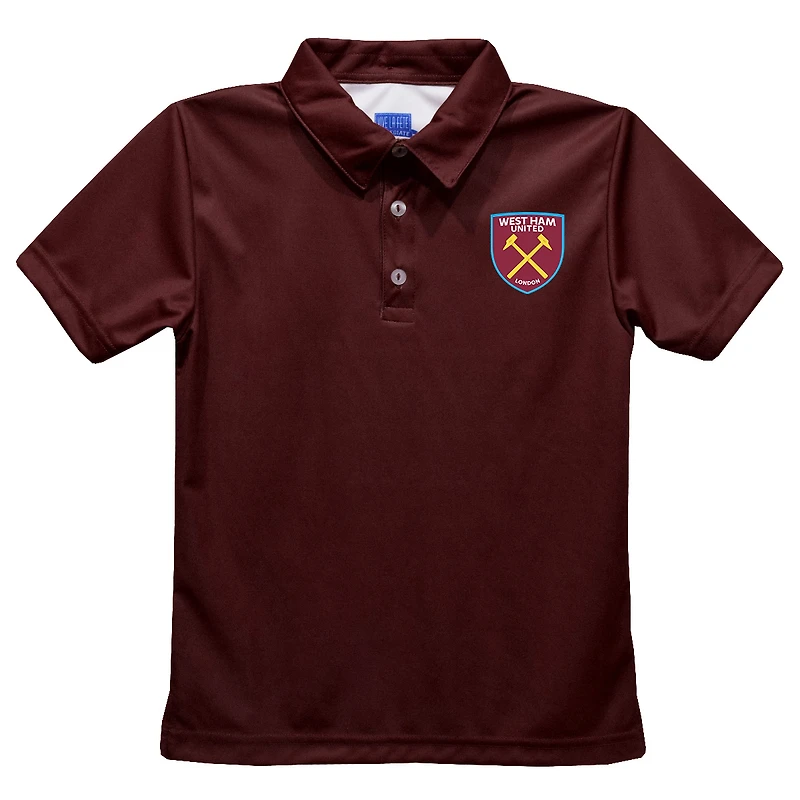 Toddler Vive La Fete  Maroon West Ham United Solid Polo