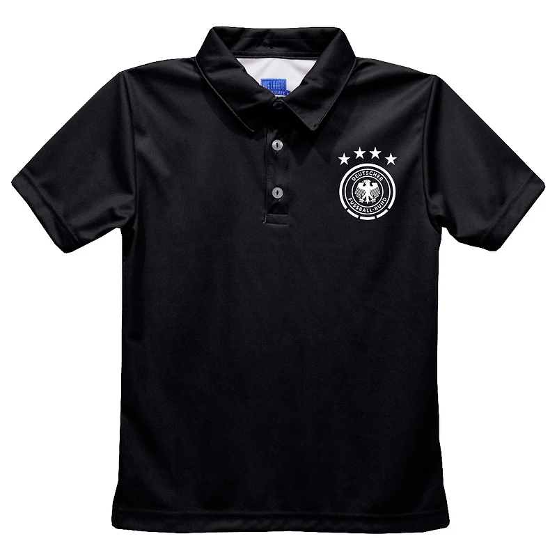 Toddler Vive La Fete Black Germany National Team Solid Polo