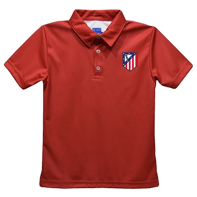 Toddler Vive La Fete  Red Atletico de Madrid Solid Polo