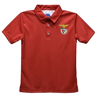 Youth Vive La Fete  Red Benfica Solid Polo