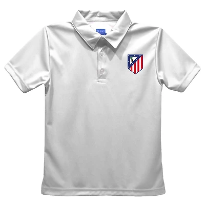 Youth Vive La Fete  White Atletico de Madrid Solid Polo