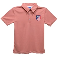 Toddler Vive La Fete  Red Atletico de Madrid Pencil Stripe Polo