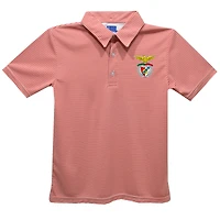 Youth Vive La Fete  Red Benfica Pencil Stripe Polo
