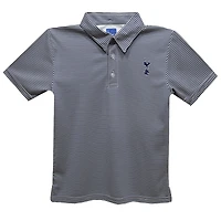 Youth Vive La Fete  Navy Tottenham Hotspur Pencil Stripe Polo