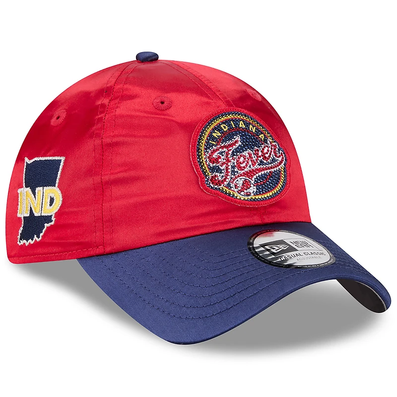Unisex New Era Red/Navy Indiana Fever 2026 WNBA Draft Casual Classic Adjustable Hat