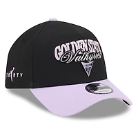 Unisex New Era Eclipse Black/Violet Golden State Valkyries WNBA Tip-Off 2026 Metal Badge A-Frame 9FORTY Adjustable Hat