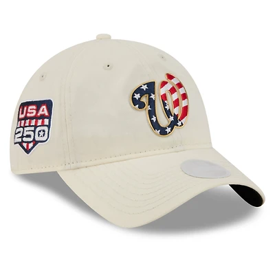 Women's New Era Cream Washington Nationals USA 250 Fourth of July 9TWENTY Adjustable Hat