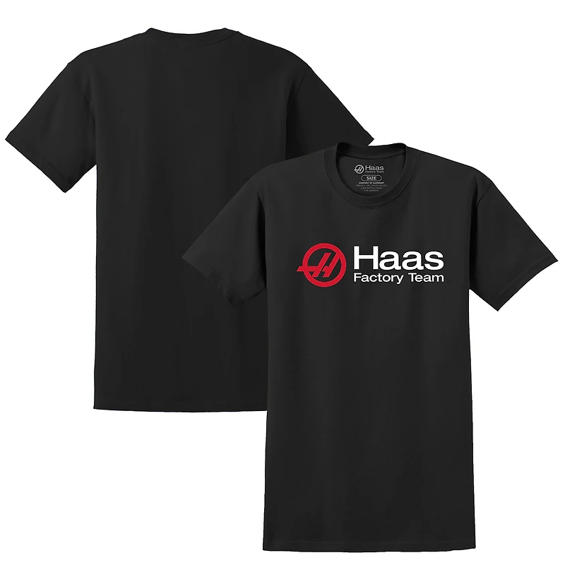 Men's Black Haas Factory Team Tri-Blend T-Shirt