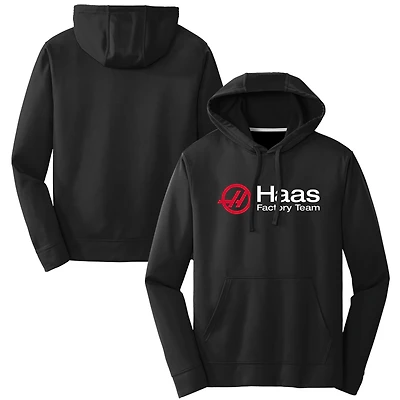 Men's Black Haas Factory Team Hoodie
