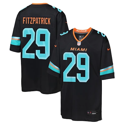 Youth Nike Minkah Fitzpatrick Pitch Blue Miami Dolphins 2025 Rivalries Collection Game Jersey