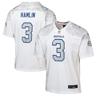 Youth Nike Damar Hamlin White Buffalo Bills 2025 Rivalries Collection Game Jersey