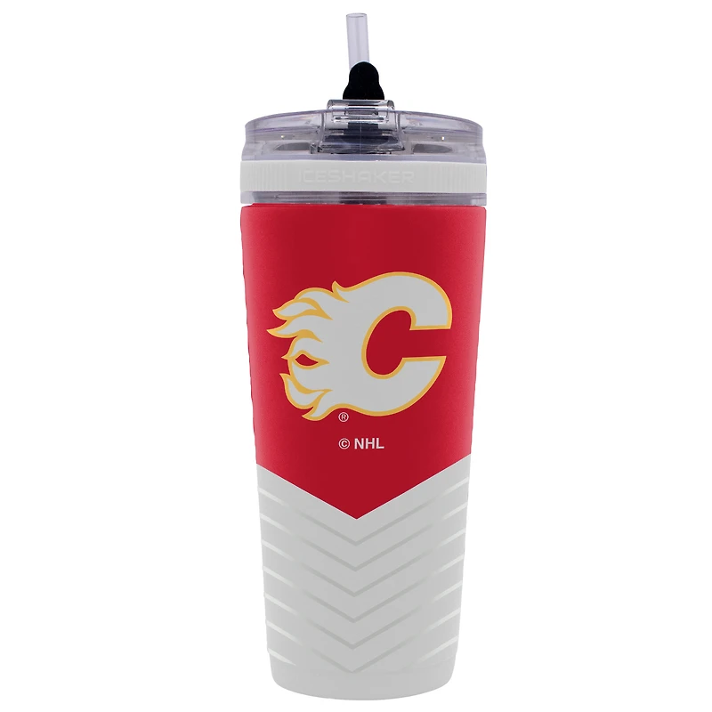 WinCraft Calgary Flames 26oz 4D Flex Ice Shaker Bottle