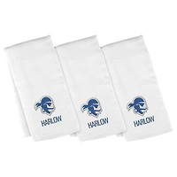 Infant Chad & Jake White Seton Hall Pirates Primary Personalized Burp Cloth 3-Pack