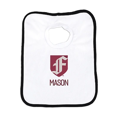 Infant Chad & Jake White Fordham Rams Primary Personalized Pullover Bib